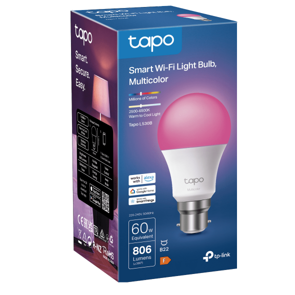 TP-Link Tapo L530B Multicolor Smart Wi-Fi Bulb B22