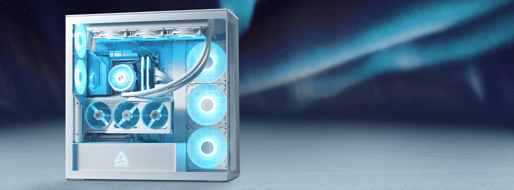 ARCTIC Xtender VG Mirror Black E-ATX Full Tower PC Case