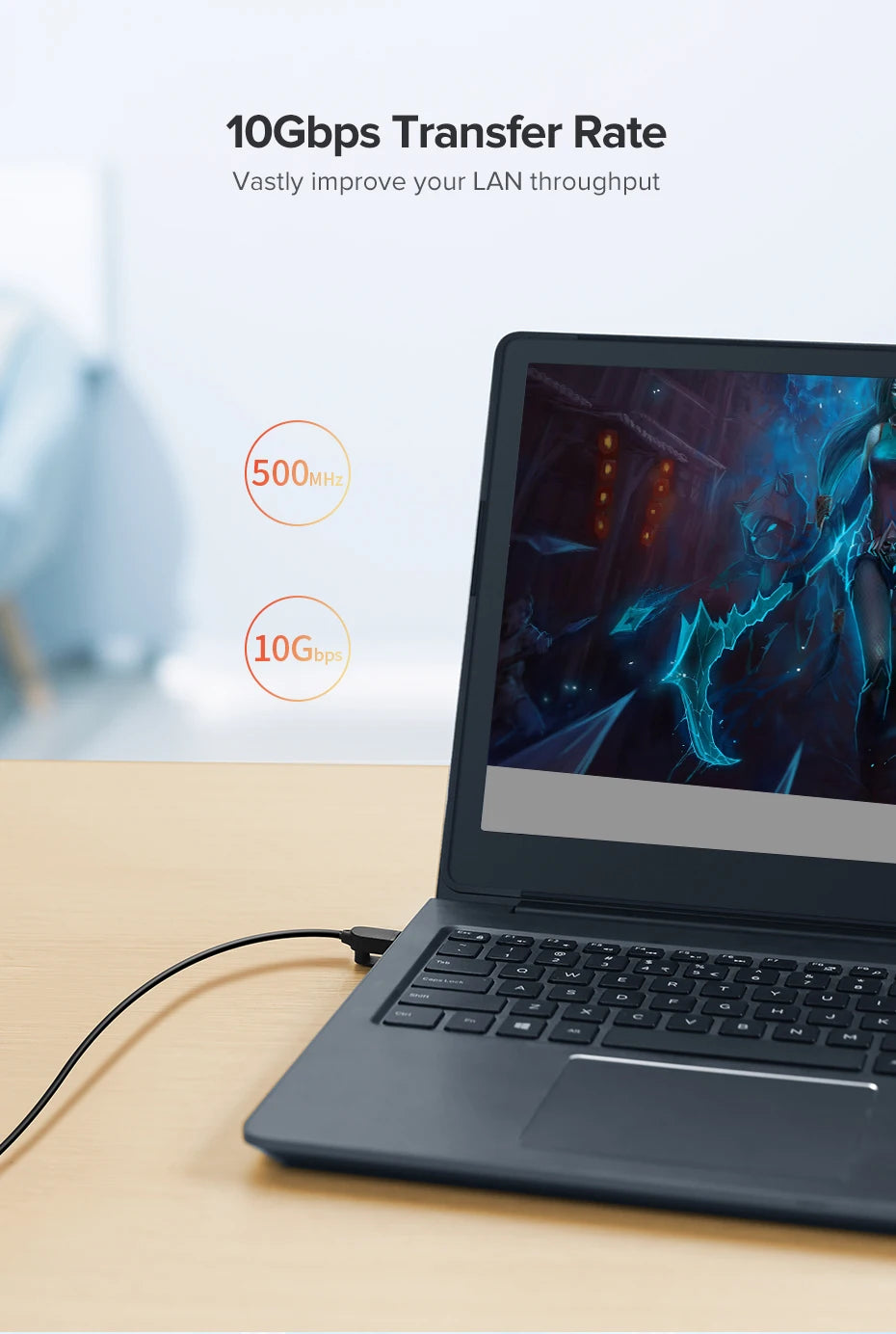 UGREEN Cat6 Ethernet Cable up to 10Gbps - Tech Syndicate 