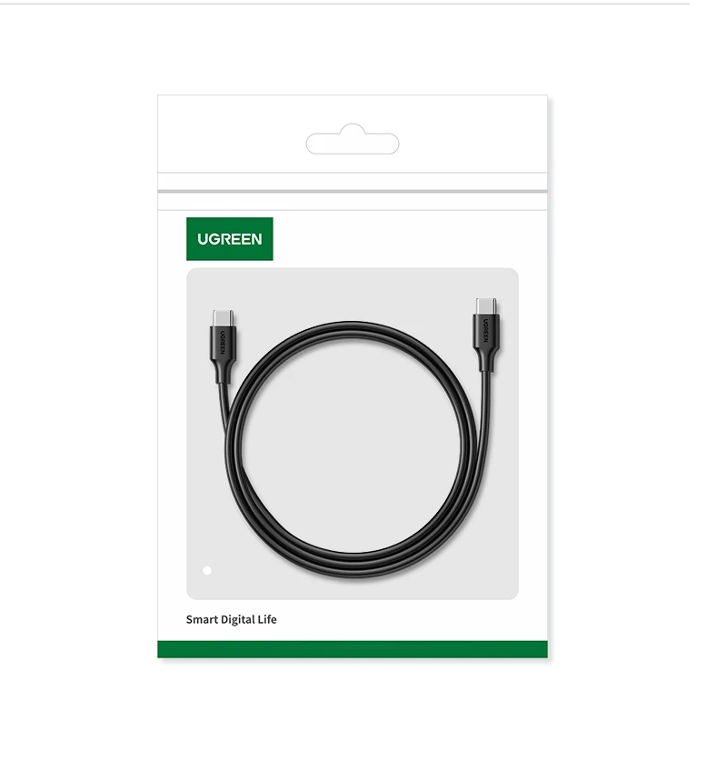 UGREEN PD 100W Type C to Type C USB Cable PVC Universal Compatibility - Tech Syndicate