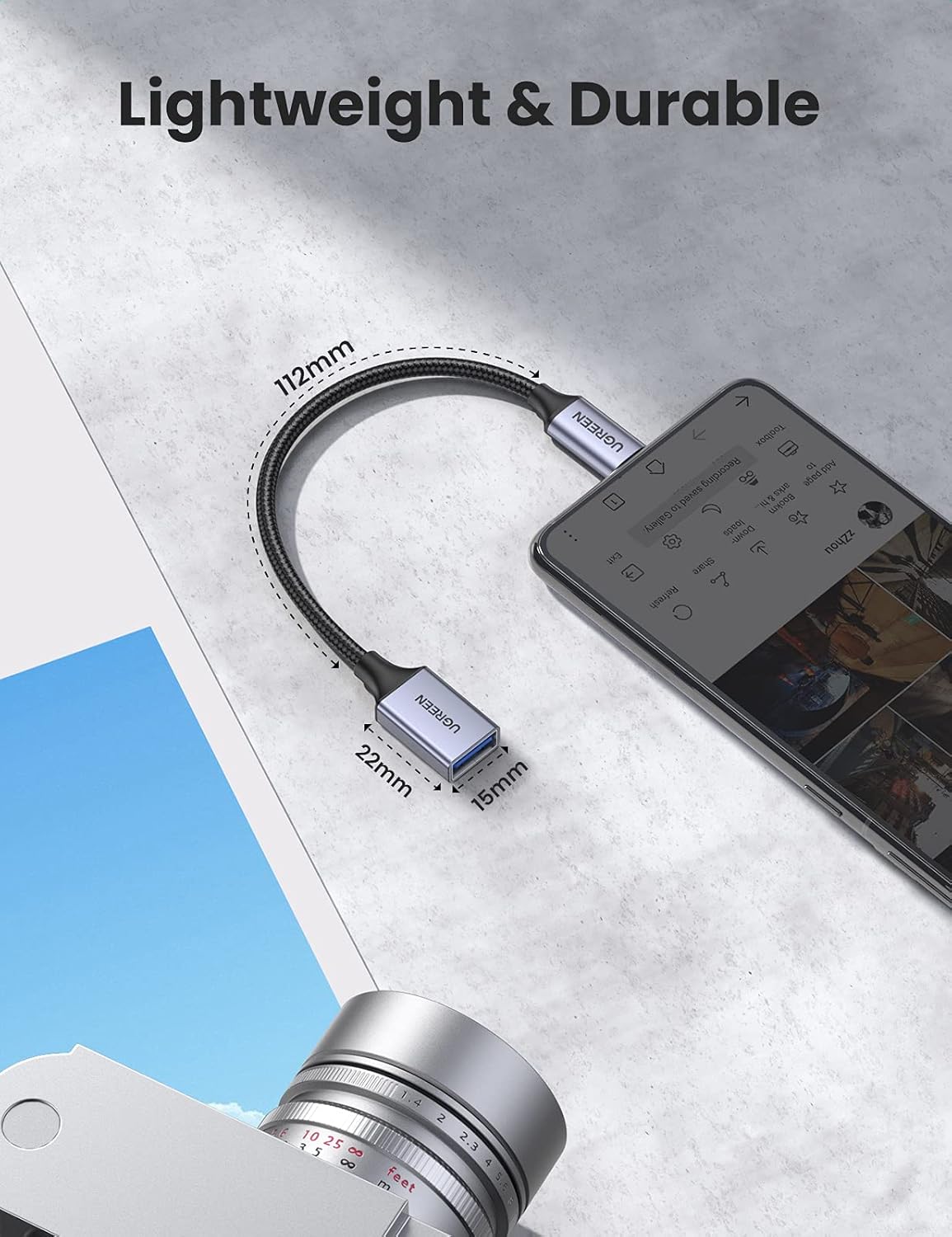 UGREEN USB-C to USB 3.0 OTG Adapter - Data Cable - Tech Syndicate