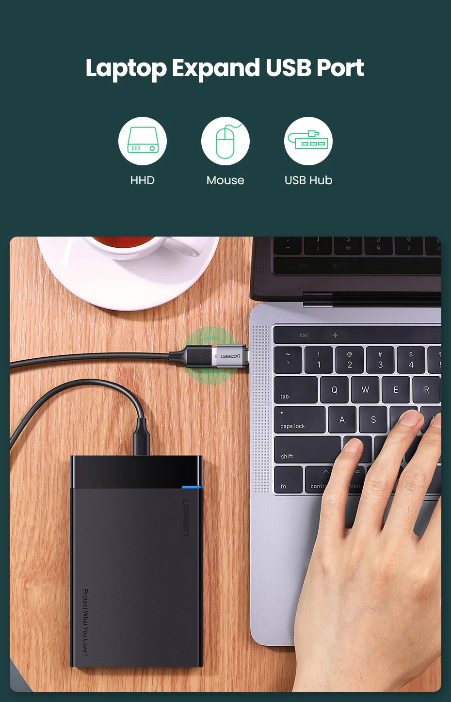 UGREEN USB-C to USB 3.0 OTG Adapter - Tech Syndicate 