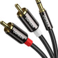 Ugreen 3.5mm to 2RCA HiFi Stereo Y Split Adapter with Copper Shell up to 3 M - Tech Syndicate 