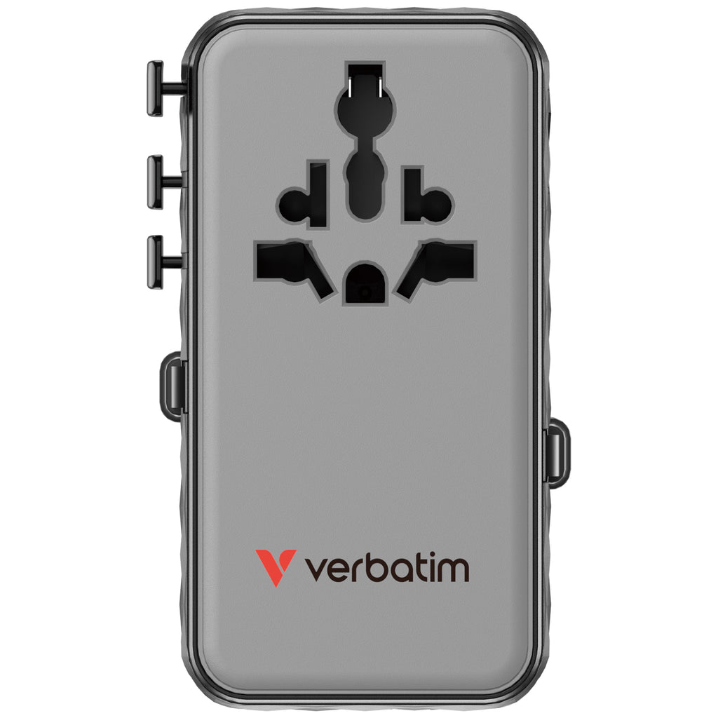 Verbatim Charge n Travel 70W 2C Retractable Travel Adapter - Tech Syndicate