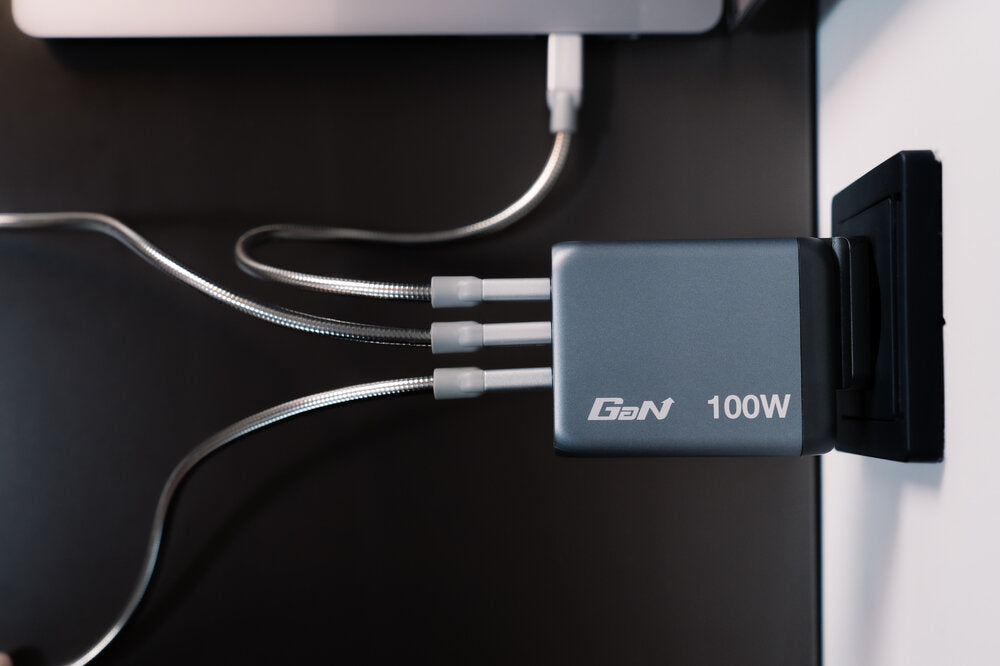 Verbatim GNC-100 100W 4-Port GaN Wall Charger USB-C PD - Tech Syndicate