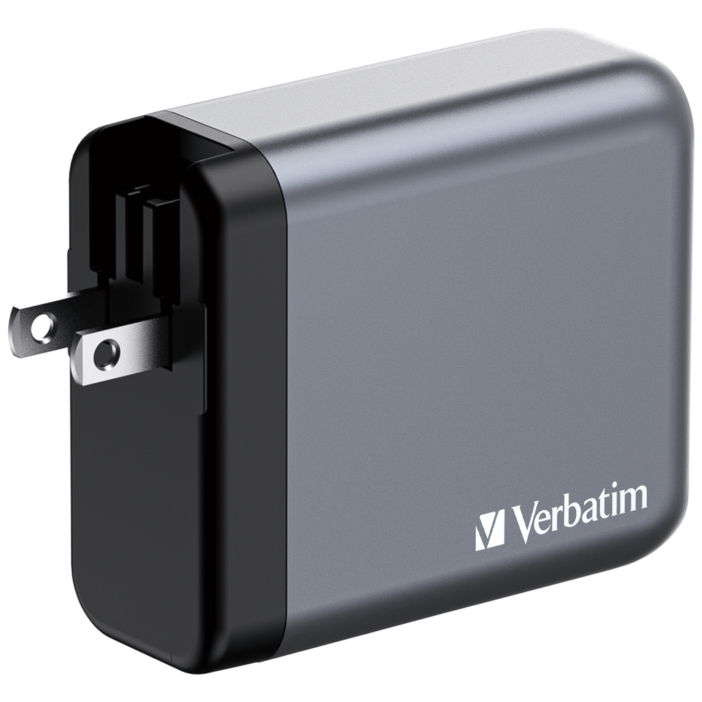 Verbatim GNC-140 140W 4-Port GaN Wall Charger EU/UK/US - Tech Syndicate