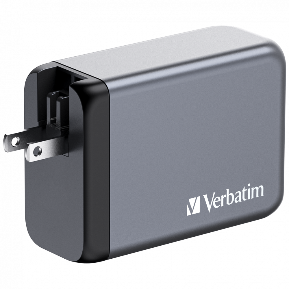 Verbatim GNC-240 240W 4-Port GaN Wall Charger - Tech Syndicate