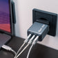 Verbatim GNC-65 65W GaN Wall Charger - 2x USB-C PD, USB-A QC3 - Tech Syndicate