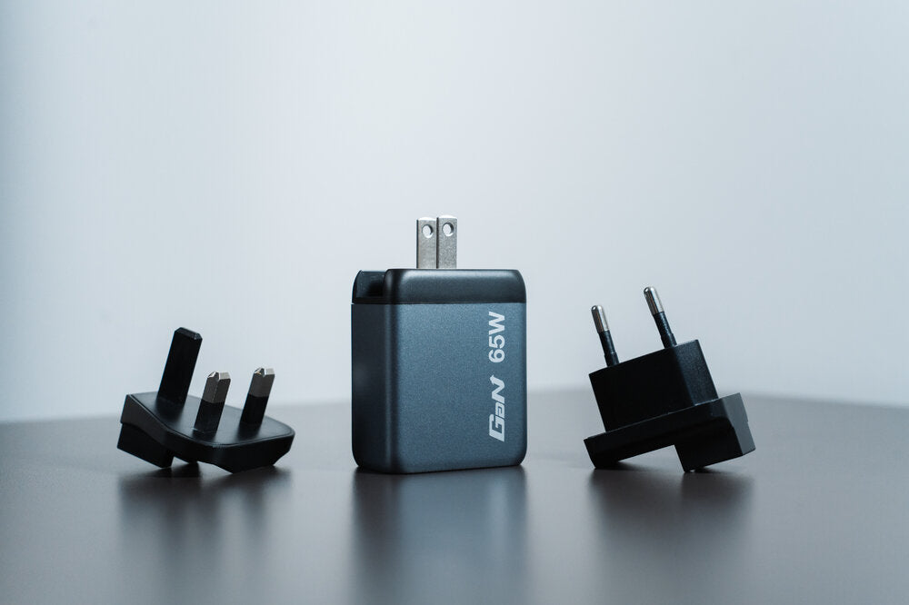 Verbatim GNC-65 65W GaN Wall Charger - 2x USB-C PD, USB-A QC3 - Tech Syndicate