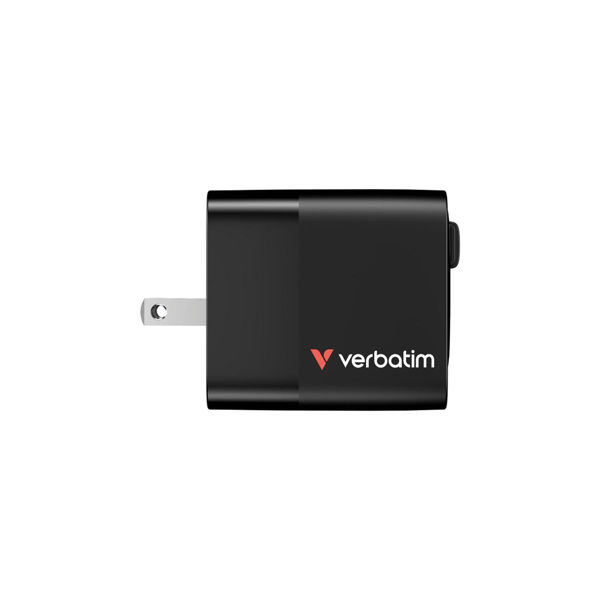 Verbatim GaN Wall Charger 65W 2-Port Retractable Cable - Tech Syndicate