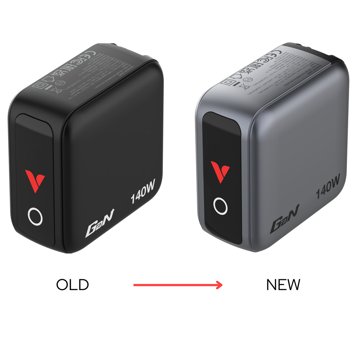 Verbatim Mini GaN Charger 140W Display 4-Port + USB-C Cable - Tech Syndicate
