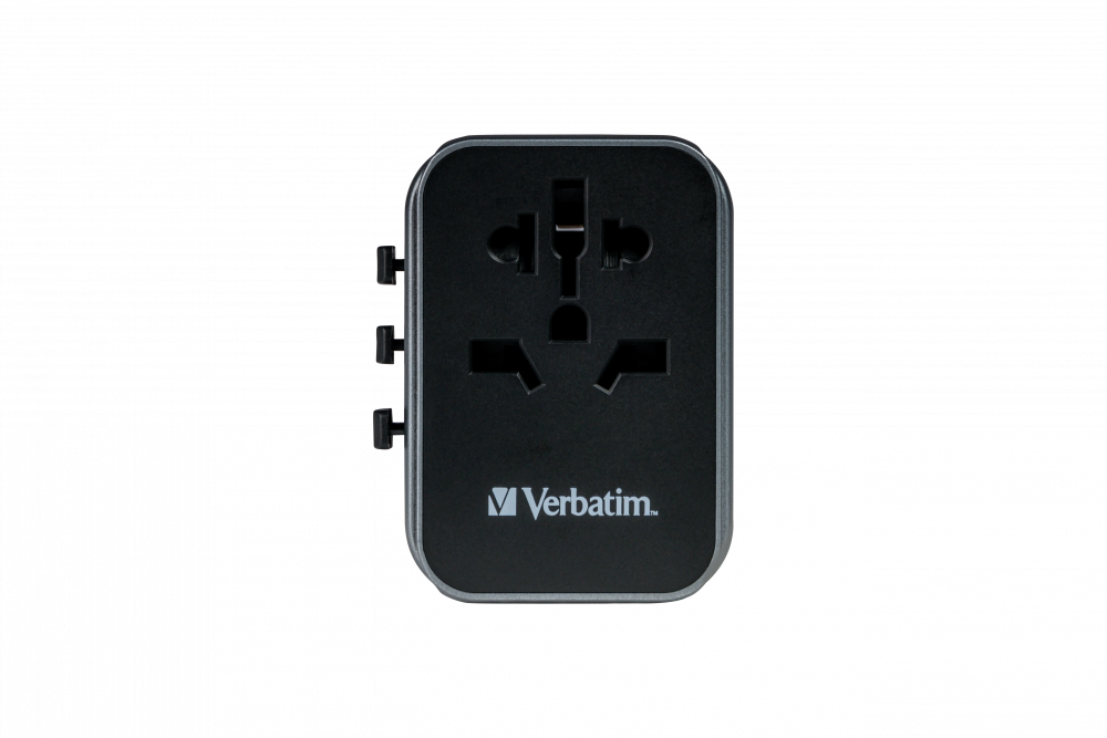 Verbatim UTA-03 Universal Travel Adapter 30W USB-C PD QC 3.0 - Tech Syndicate