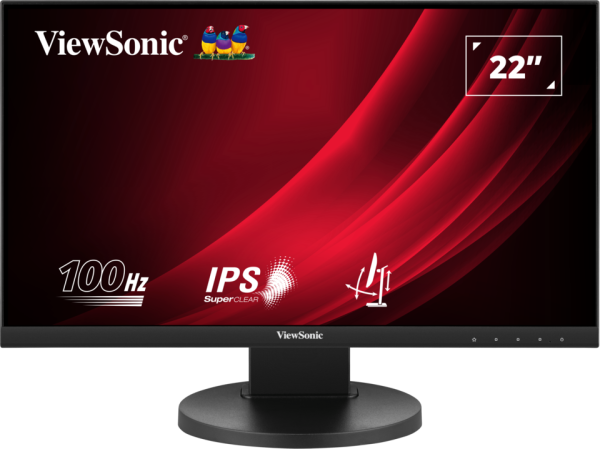 ViewSonic VG2208A 22" Full HD 100Hz Ergonomic Monitor USB Hub - Tech Syndicate