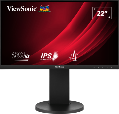 ViewSonic VG2208A 22" Full HD 100Hz Ergonomic Monitor USB Hub - Tech Syndicate