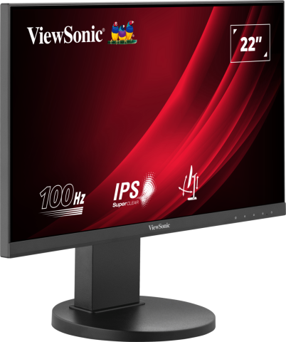 ViewSonic VG2208A 22" Full HD 100Hz Ergonomic Monitor USB Hub - Tech Syndicate