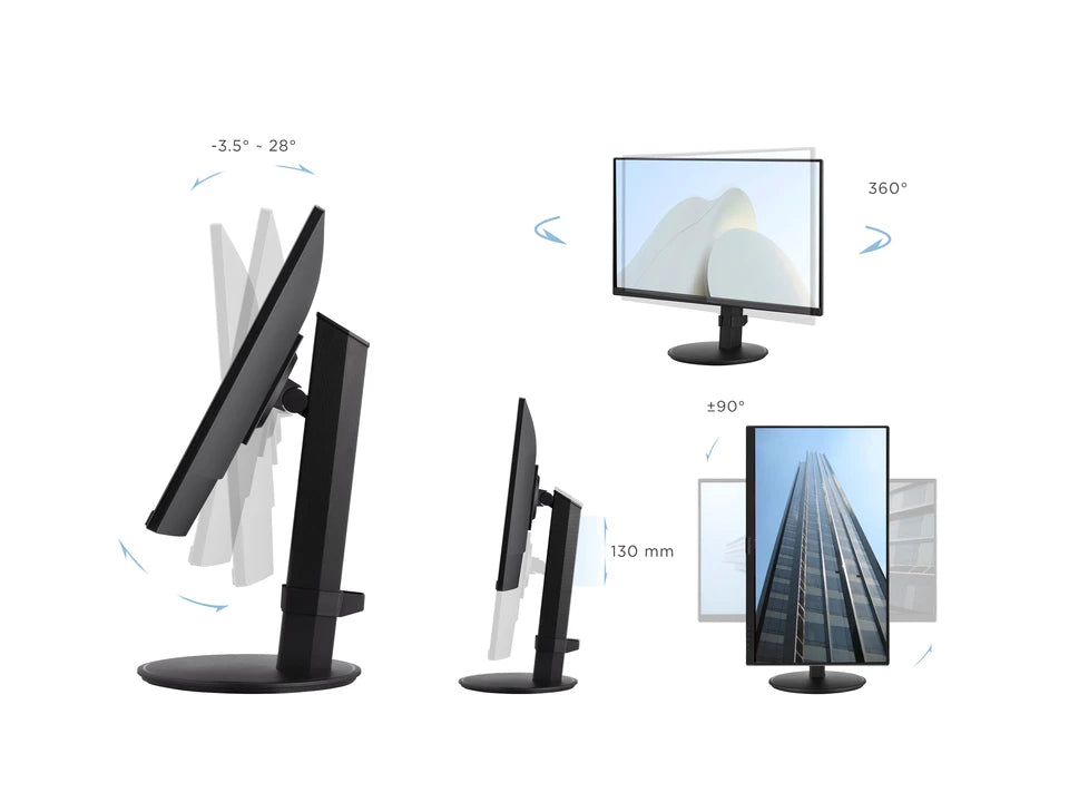 ViewSonic VG2408A 24" Full HD IPS Ergonomic Monitor - Tech Syndicate