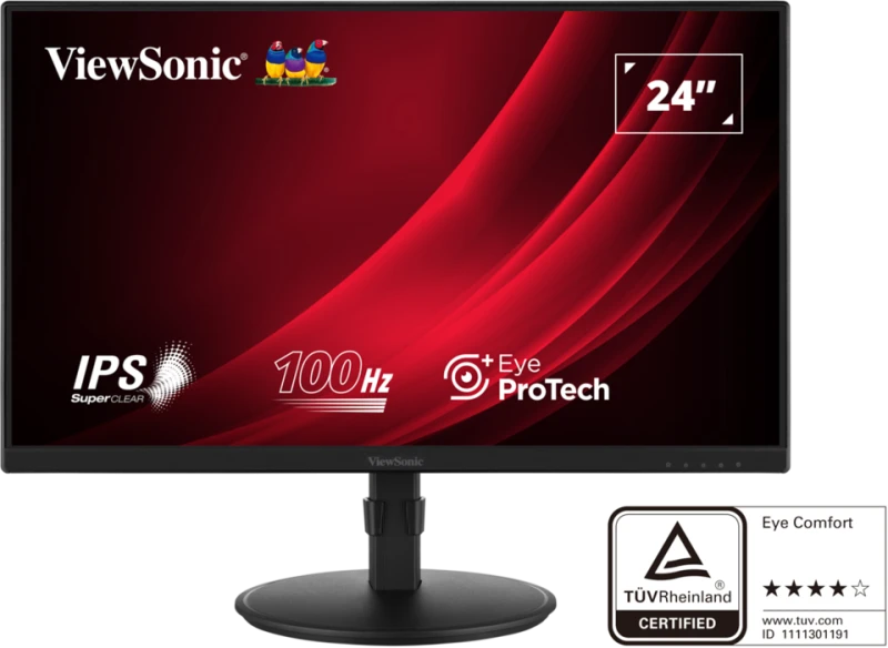 ViewSonic VG2408A 24" Full HD IPS Ergonomic Monitor - Tech Syndicate