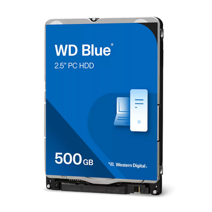 WD 2.5" Blue Mobile Hard Drive 5400RPM  7mm up to 2TB - Tech Syndicate 