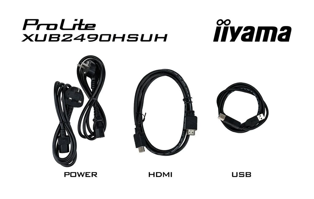 iiyama ProLite XUB2490HSUH-B2 24" 100Hz Full HD IPS Monitor Desktop Monitor iiyama