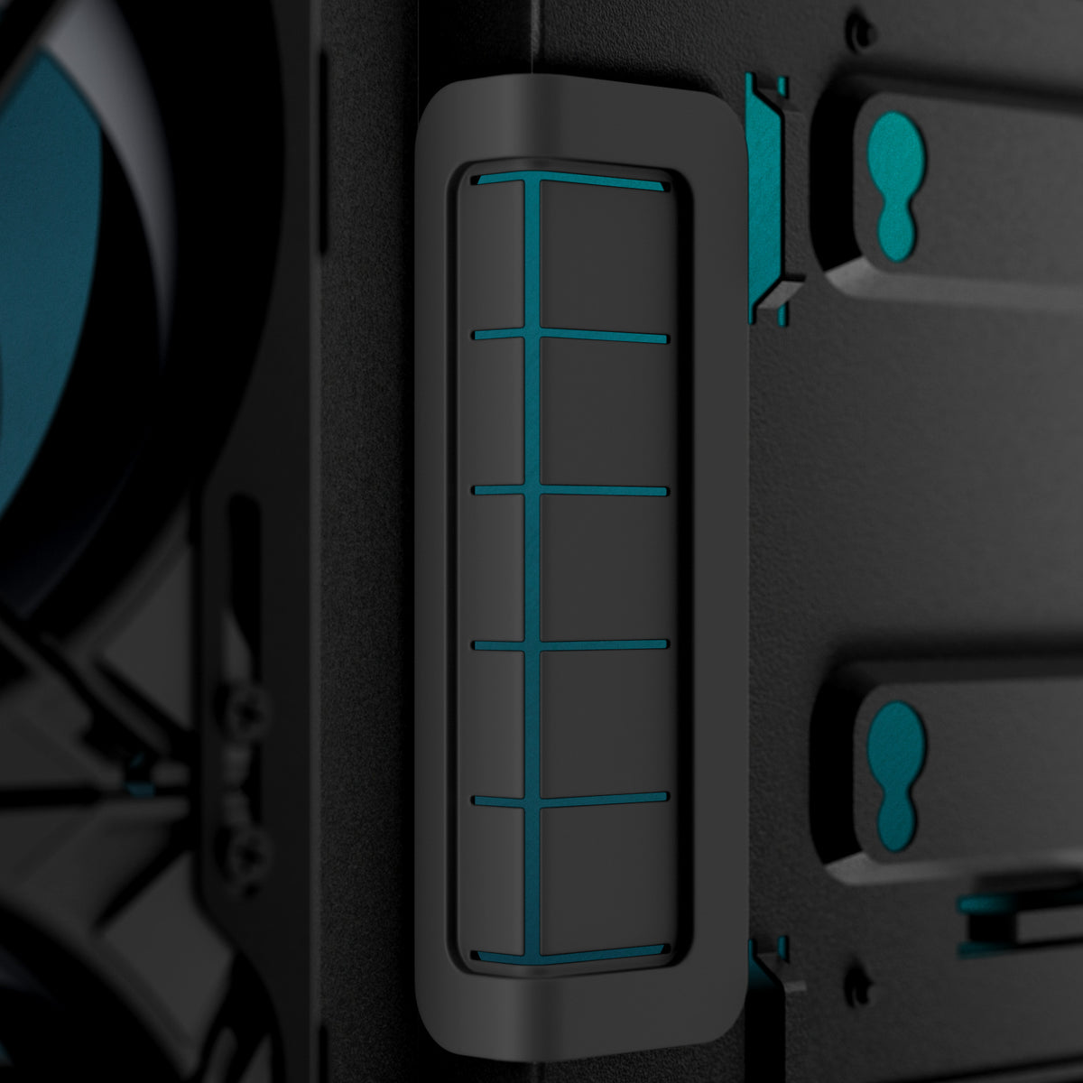 Xtender | 3D Cable Pass-Throughs for Improved Aesthetics | Black