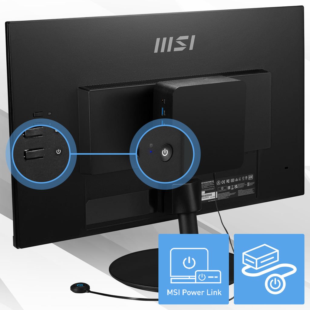 MSI Cubi NUC 1M i7 150U Barebone Mini PC - No RAM/Storage