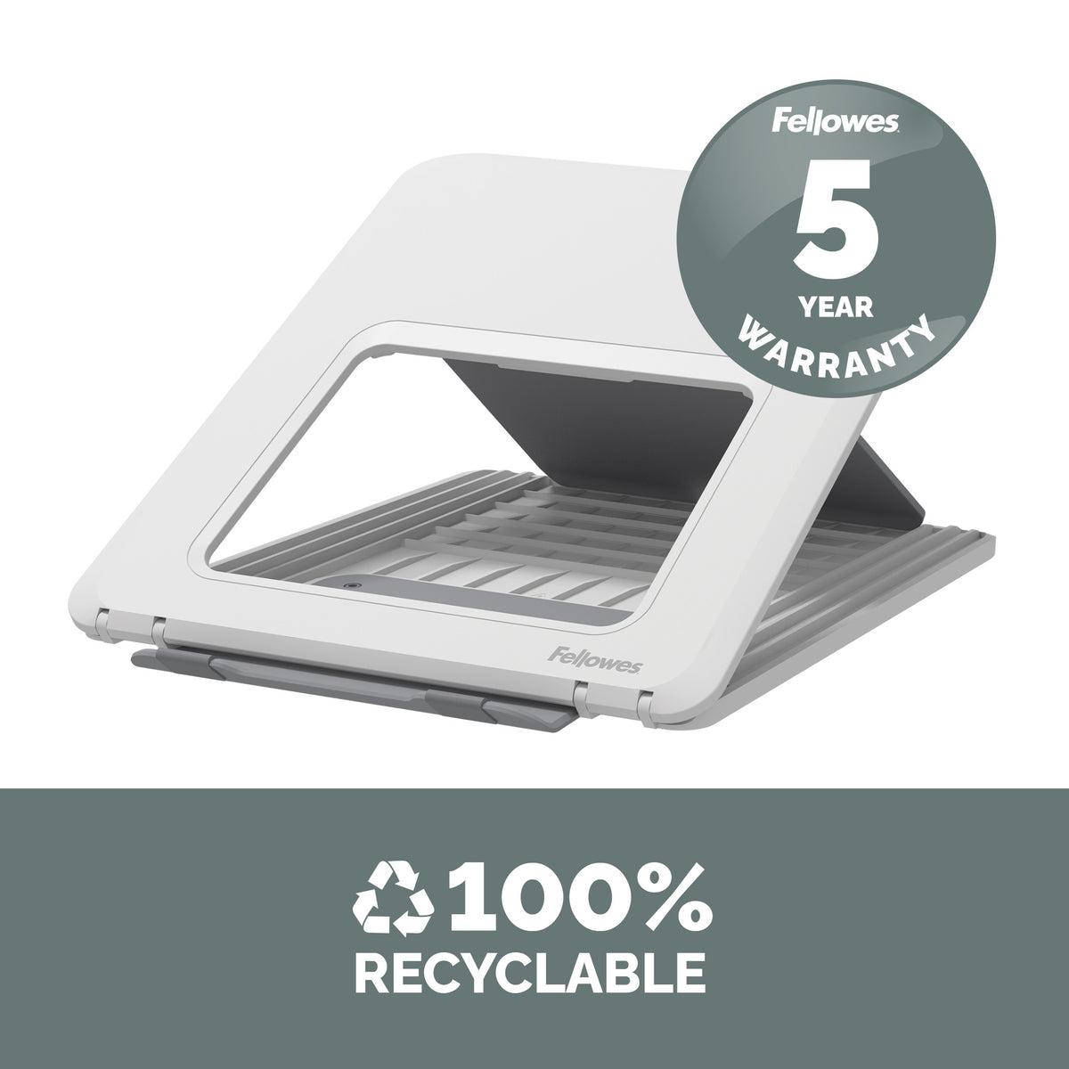 Fellowes Breyta Laptop Stand White - 12 Height Settings