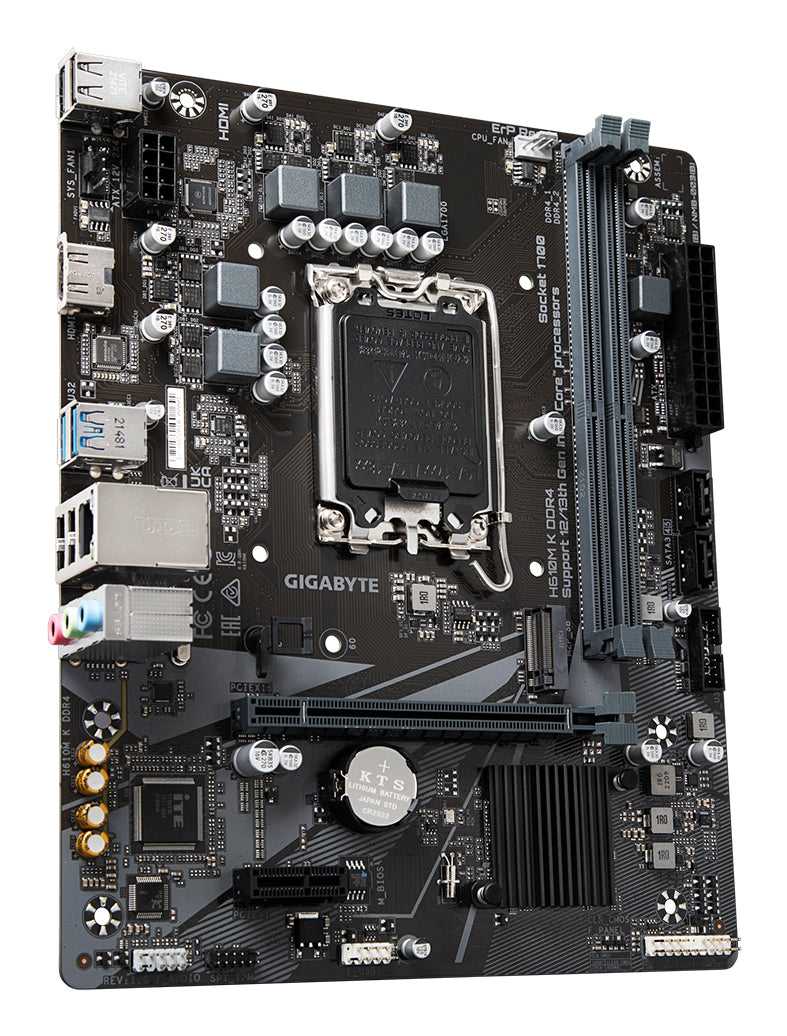 Gigabyte H610M K DDR4 Micro-ATX Motherboard LGA1700