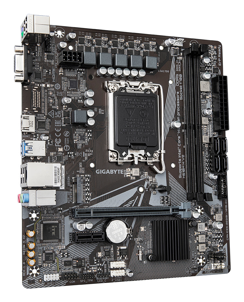 Gigabyte H610M H V2 Rev 1.0 LGA1700 DDR5 Micro-ATX Motherboard
