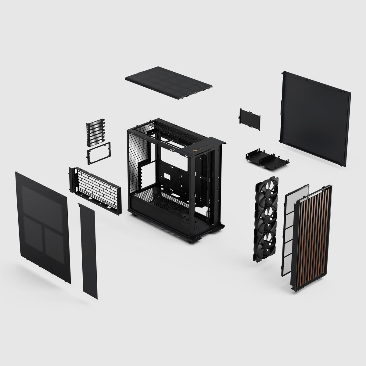 Fractal Design North XL Charcoal Black Mesh Case - E-ATX
