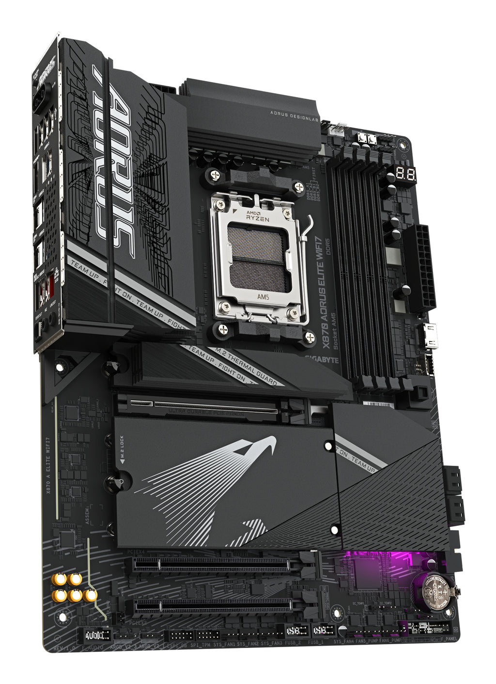Gigabyte X870 AORUS ELITE WIFI7 AM5 ATX Motherboard Wi-Fi 7