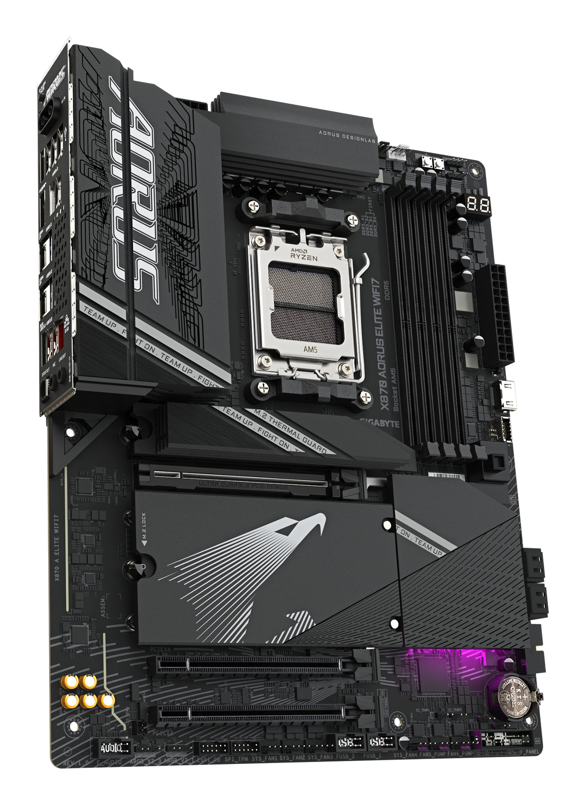 Gigabyte X870 AORUS ELITE WIFI7 AM5 ATX Motherboard Wi-Fi 7