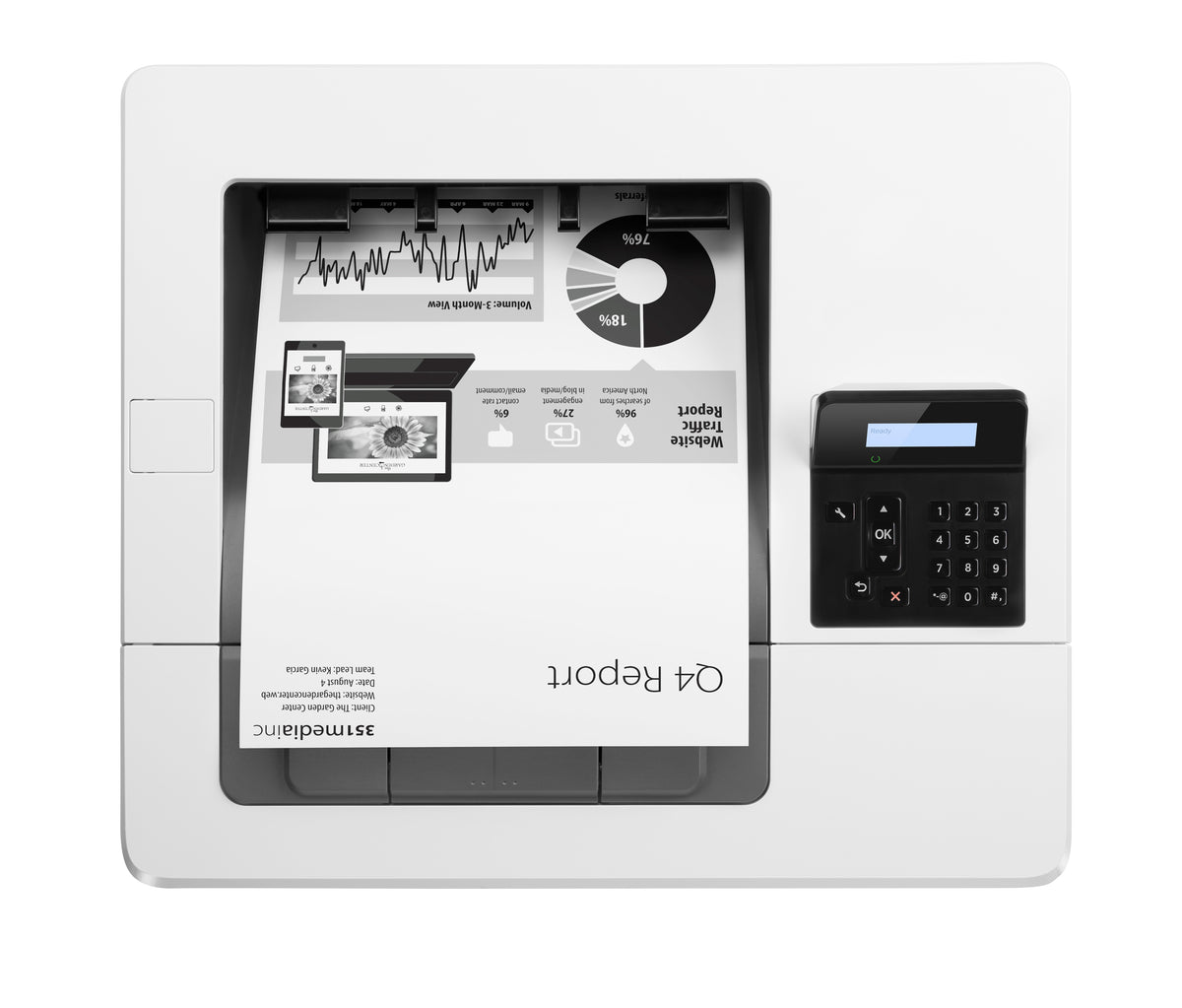 HP LaserJet Pro M501dn Printer - 45ppm, Duplex, J8H61A