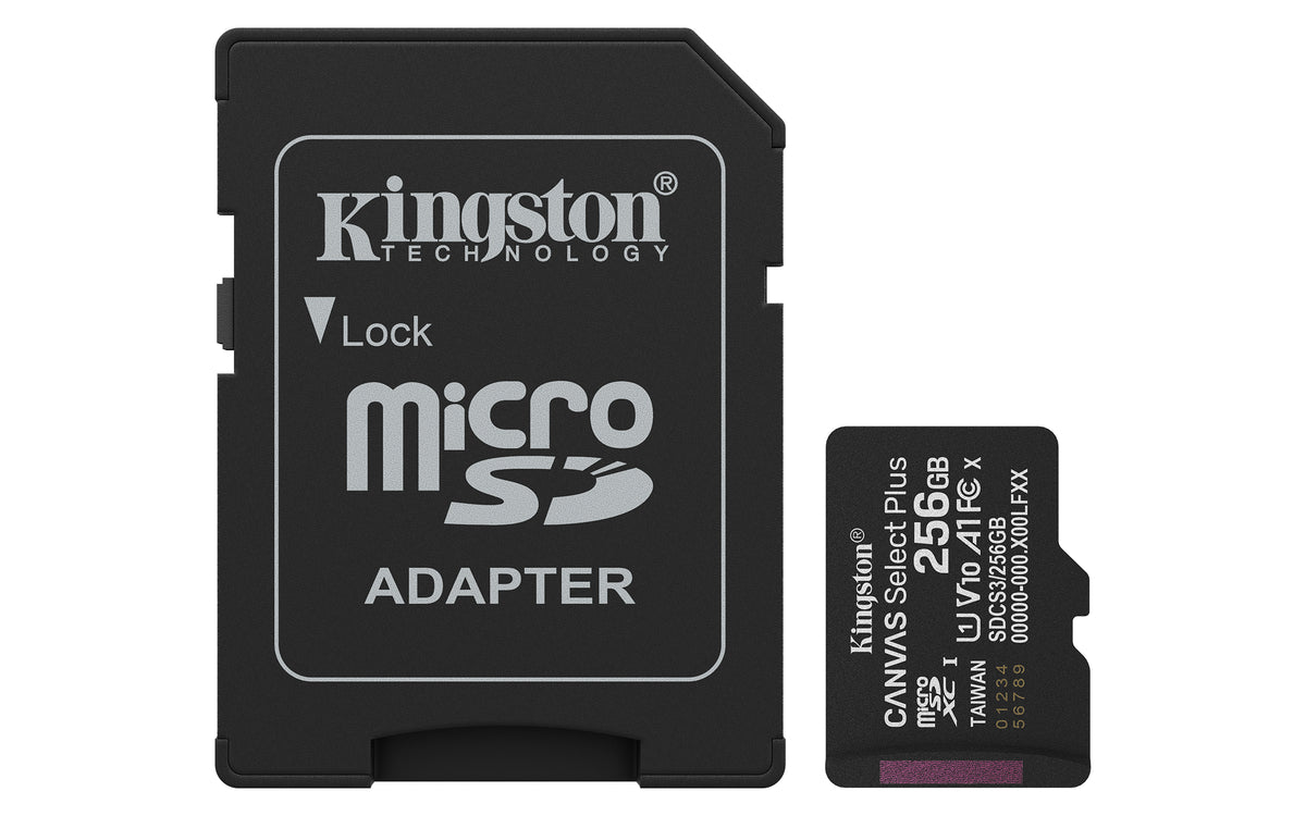Kingston Canvas Select Plus microSDXC - 128GB / 256GB