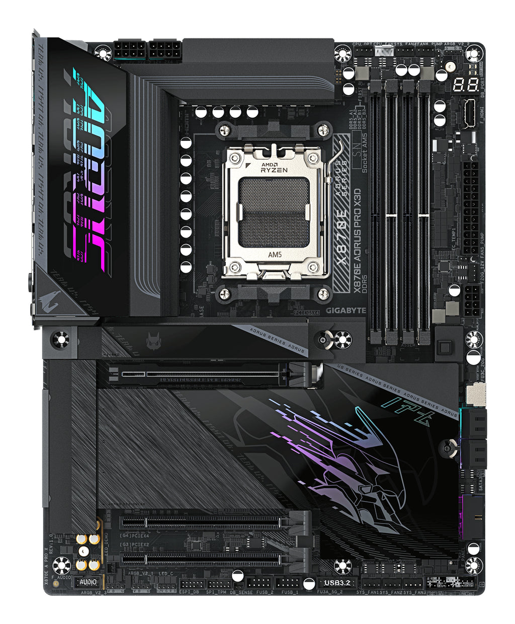 Gigabyte X870E AORUS PRO X3D AM5 DDR5 Wi-Fi 7 ATX Motherboard