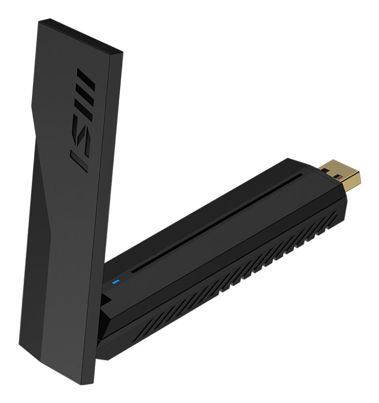 MSI BE6500 WiFi 7 USB Adapter - Tri-Band, USB 3.2