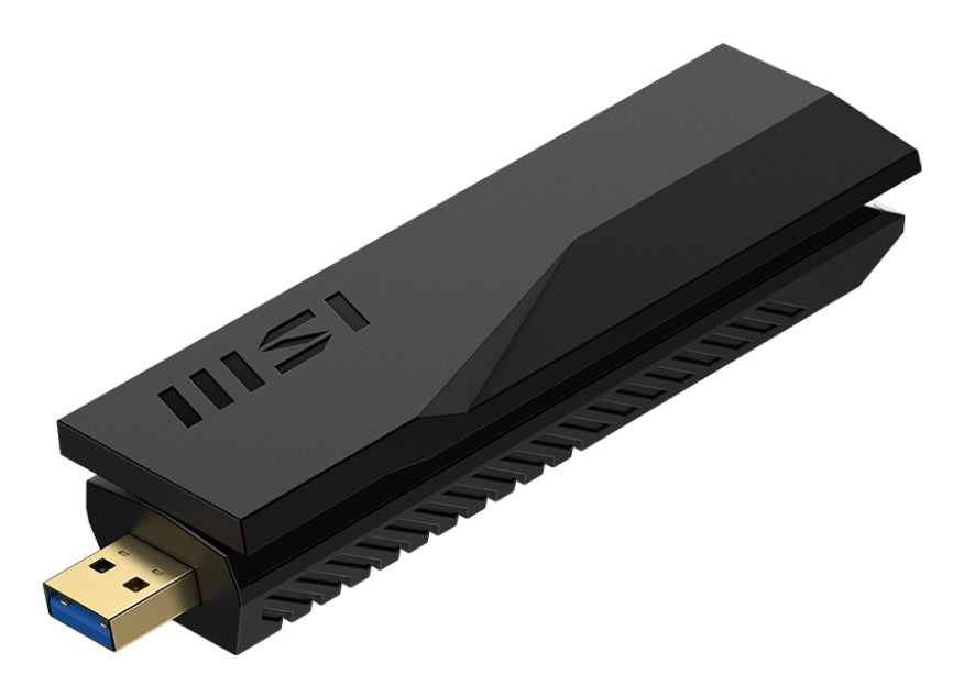 MSI BE6500 WiFi 7 USB Adapter - Tri-Band, USB 3.2
