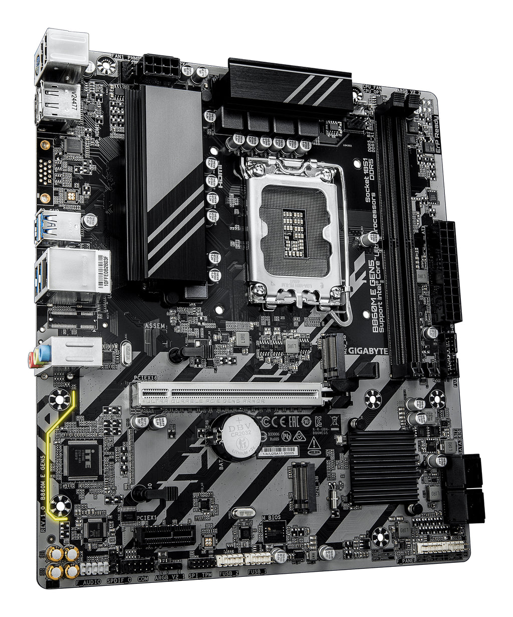 Gigabyte B860M E GEN5 LGA1851 Micro-ATX DDR5 Motherboard