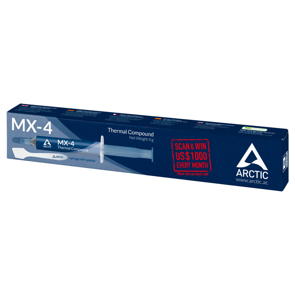 Arctic MX-4 Thermal Compound w/Spatula and Syringe 4g-8g