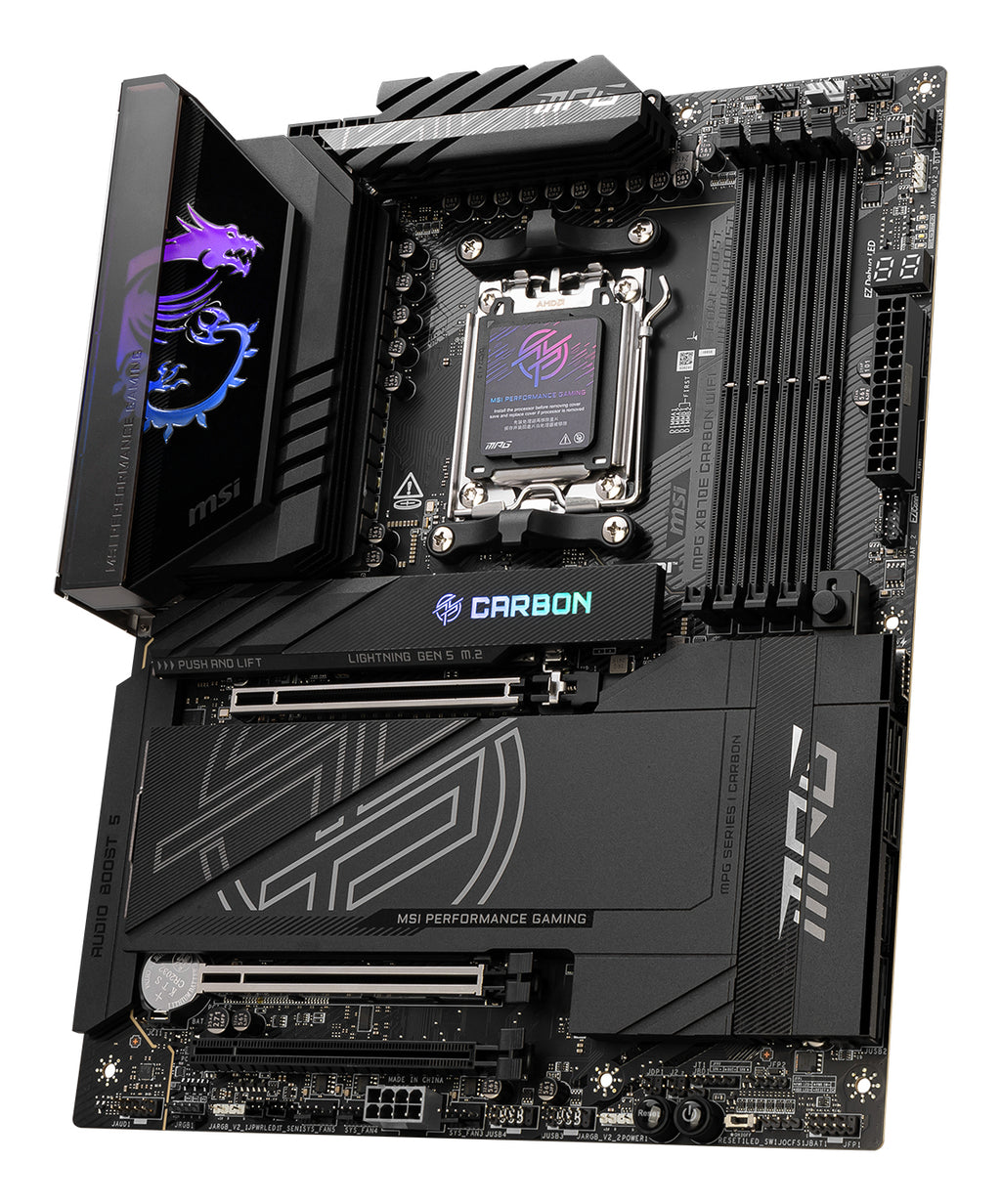 MSI MPG X870E CARBON WIFI AM5 ATX Gaming Motherboard