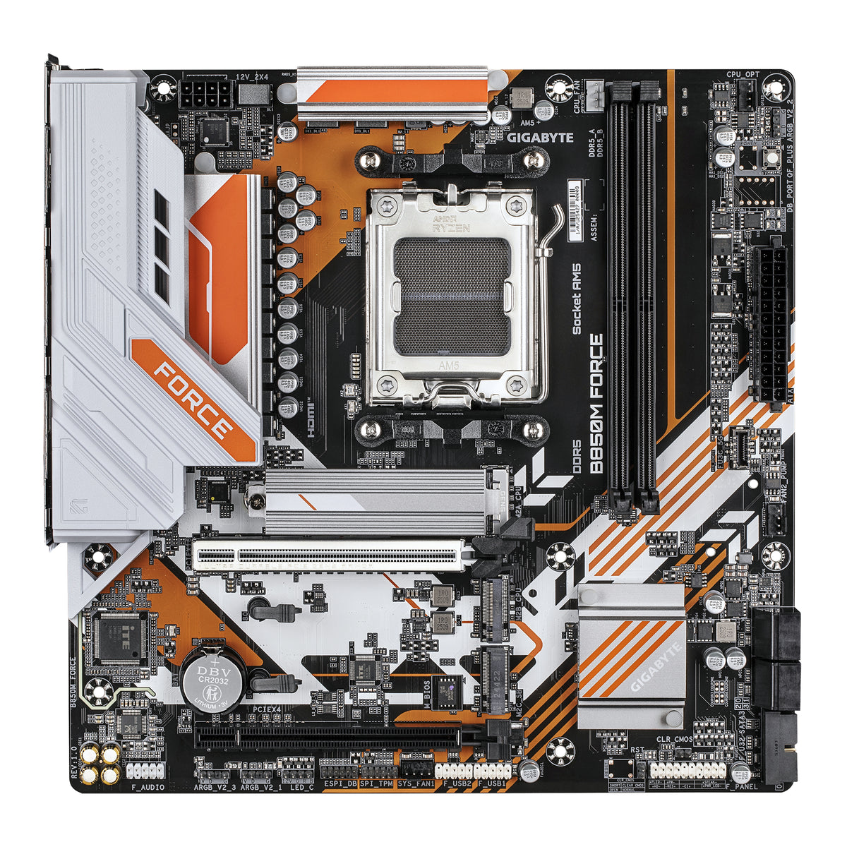 Gigabyte B850M FORCE AM5 Micro-ATX Motherboard - DDR5, PCIe 5.0