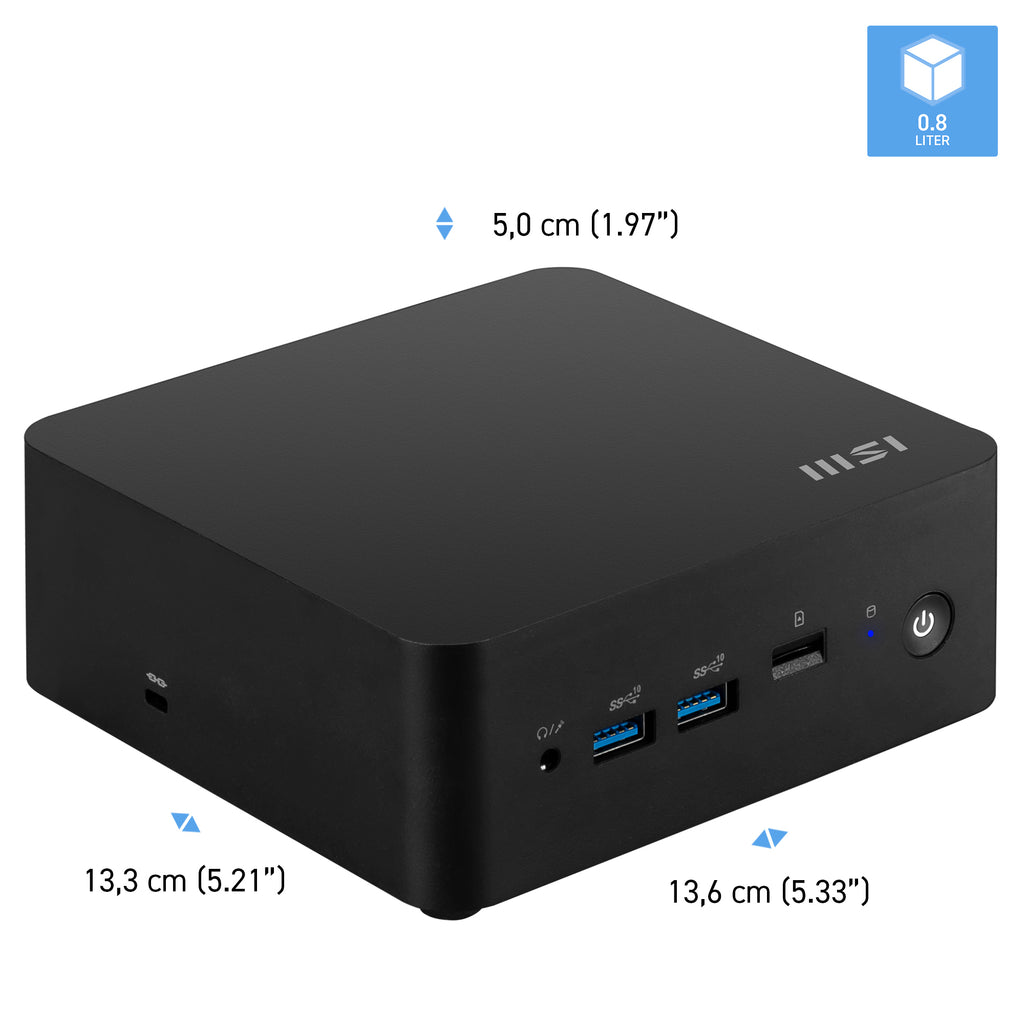 MSI Cubi NUC 1M i7 150U Barebone Mini PC - No RAM/Storage