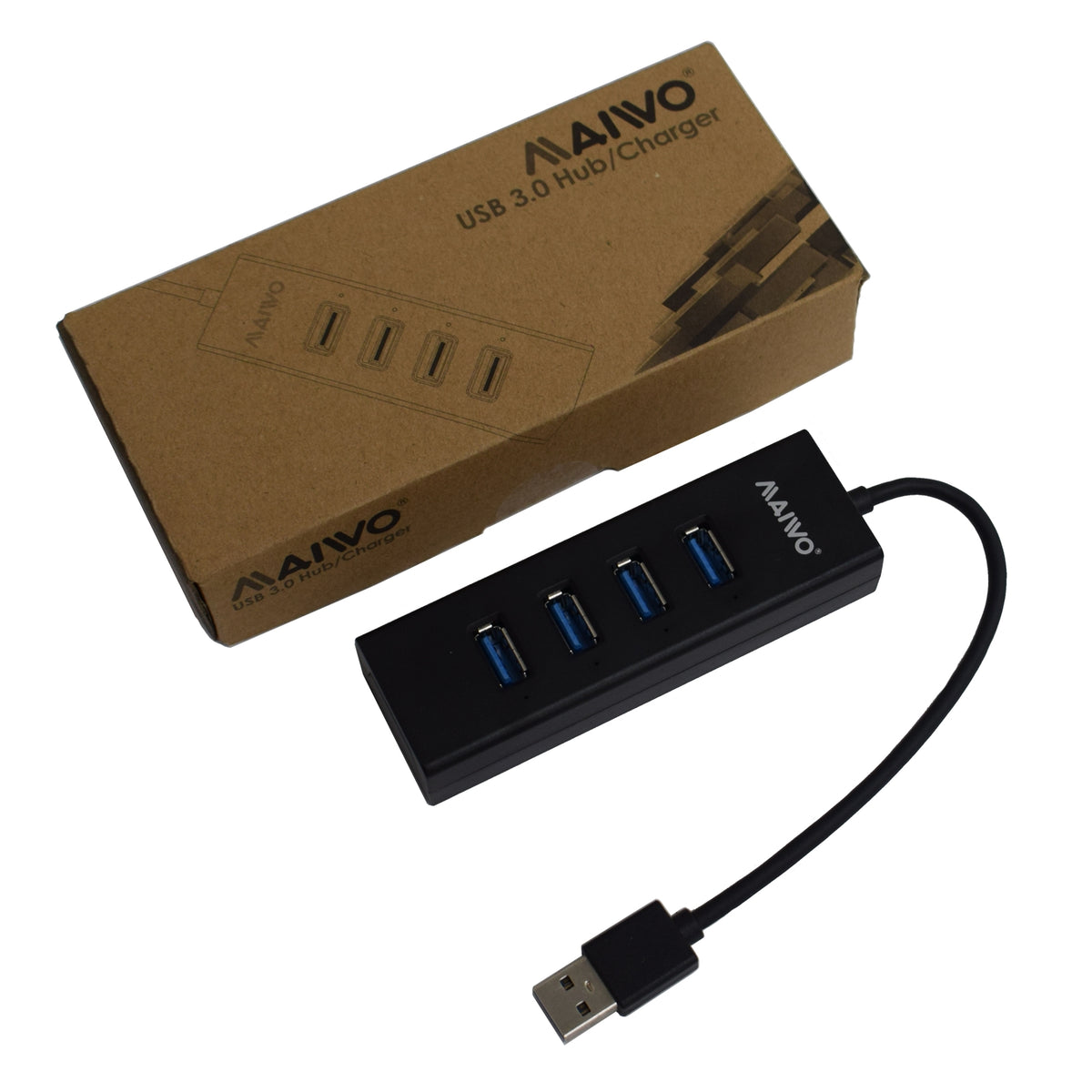 Maiwo KH304 4 Port USB 3.0 Hub &amp; Charger - Image 4