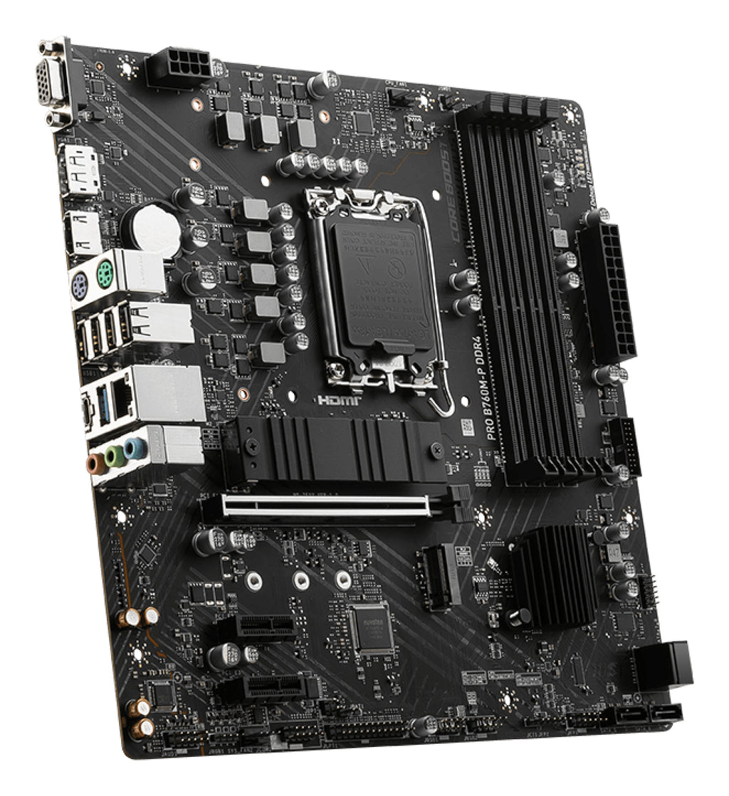 MSI PRO B760M-P DDR4 LGA 1700 Micro-ATX Motherboard