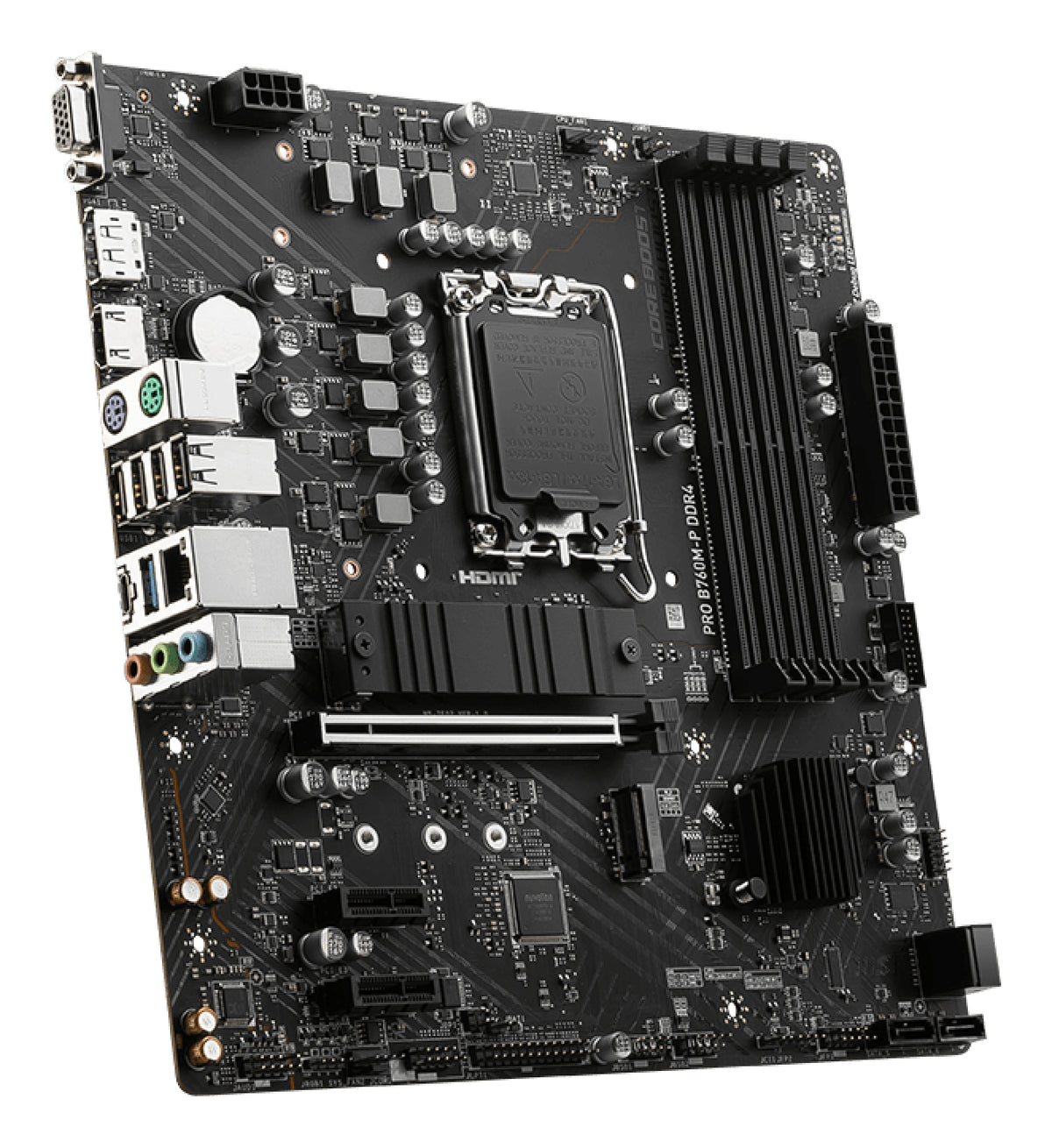 MSI PRO B760M-P DDR4 LGA 1700 Micro-ATX Motherboard