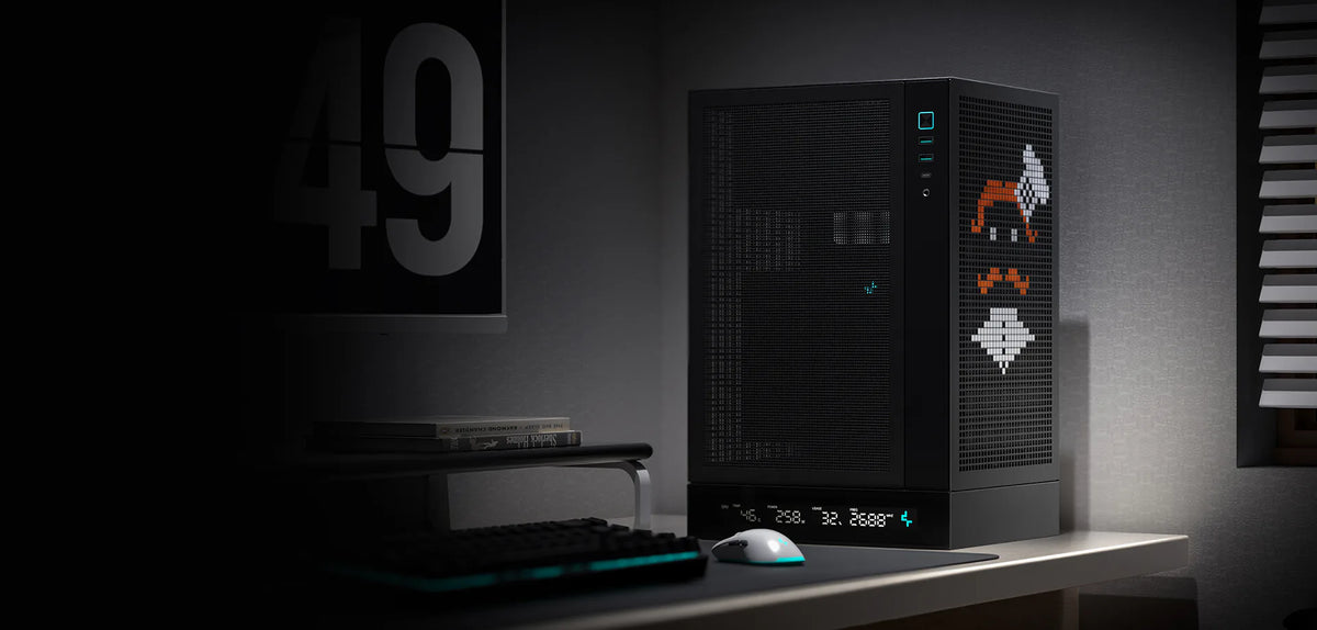 Deepcool CH170 Digital Mini-ITX Case - High Airflow, Water Cooling