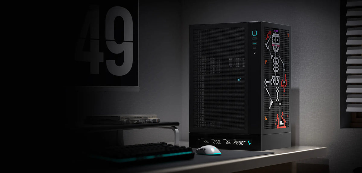 Deepcool CH170 Digital Mini-ITX Case - High Airflow, Water Cooling