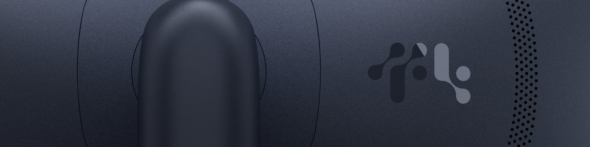 Close-up of the ports on the back of the monitor.