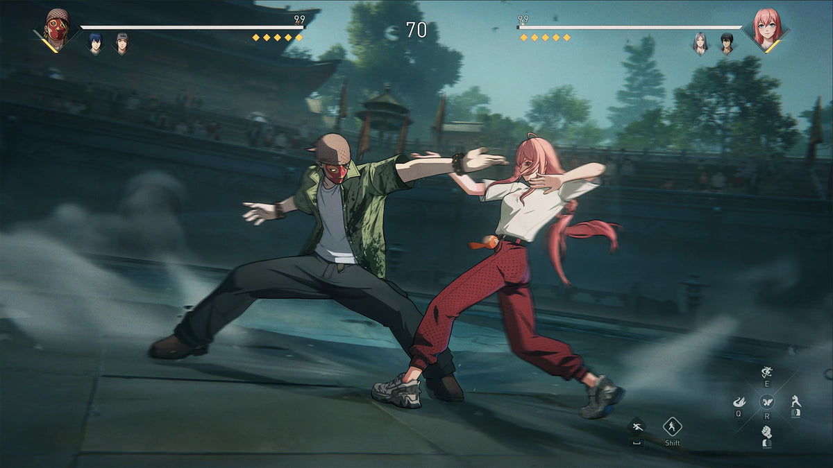 Gameplay of The Hidden Ones combat scene. Lower fidelity image.
