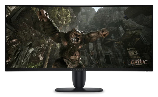 View forward-facing Alienware AW3426DWM Monitor