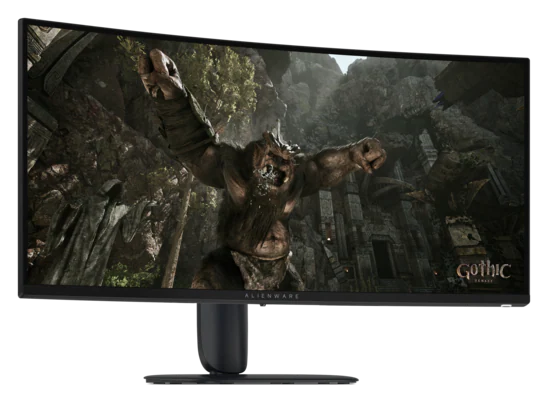 View right-facing Alienware AW3426DWM Monitor